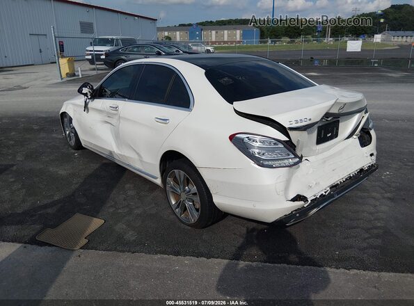 55SWF4HB6GU064124 2016 MERCEDES-BENZ C 350E Белый Задняя левая четверть
