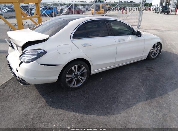 55SWF4HB6GU064124 2016 MERCEDES-BENZ C 350E Белый Задняя правая четверть