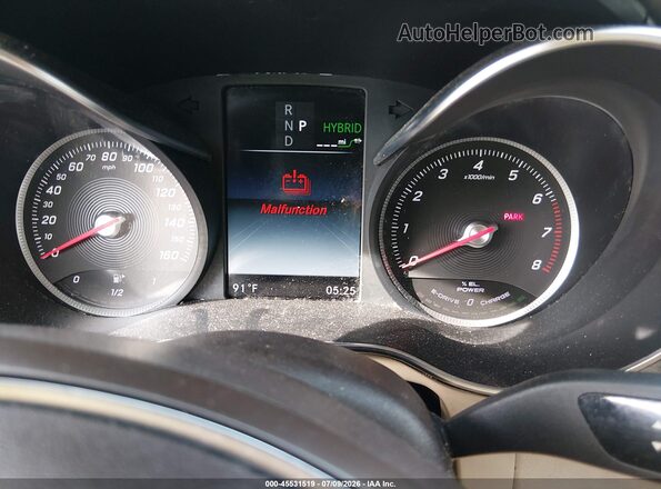 55SWF4HB6GU064124 2016 MERCEDES-BENZ C 350E Белый Вид задних сидений