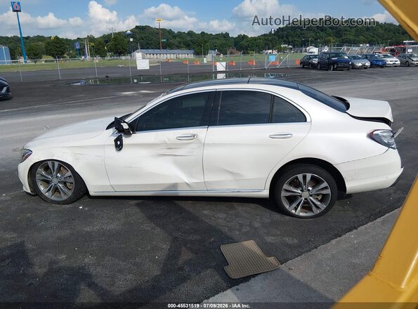 55SWF4HB6GU064124 2016 MERCEDES-BENZ C 350E Белый Вид задней части салона