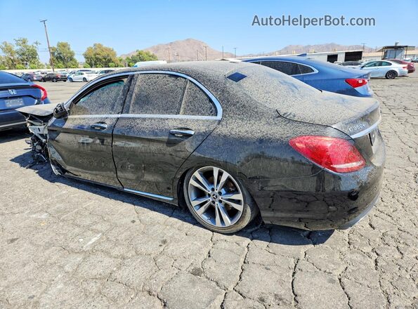 55SWF4HB6JU262421 2018 MERCEDES-BENZ C Black Rear left