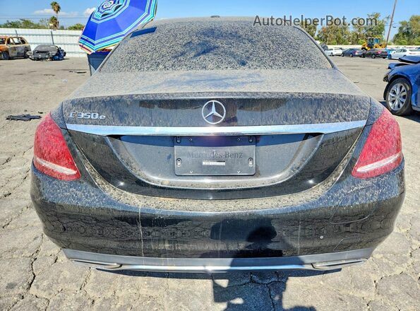 55SWF4HB6JU262421 2018 MERCEDES-BENZ C Black Rear view