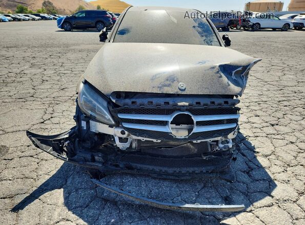 55SWF4HB6JU262421 2018 MERCEDES-BENZ C Black Front view