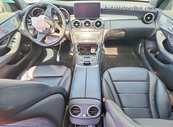 55SWF4HB6JU262421 2018 MERCEDES-BENZ C Black Dashboard view