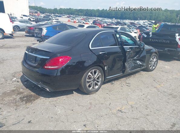 55SWF4JB0GU103347 2016 MERCEDES-BENZ C-CLASS Черный Задняя правая четверть
