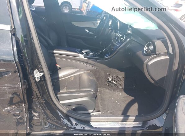 55SWF4JB0GU103347 2016 MERCEDES-BENZ C-CLASS Черный Вид салона спереди