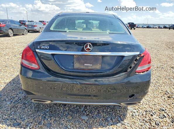 55SWF4JB0GU108886 2016 MERCEDES-BENZ C Black Widok z tyłu