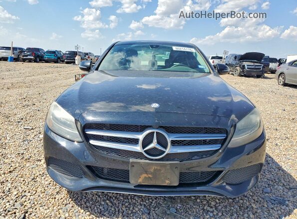 55SWF4JB0GU108886 2016 MERCEDES-BENZ C Black Widok z przodu