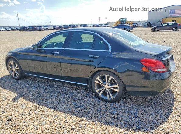 55SWF4JB0GU108886 2016 MERCEDES-BENZ C Black Tył lewy