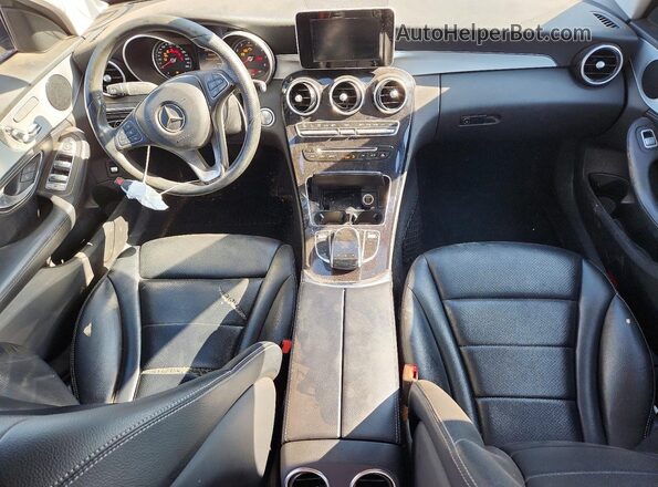 55SWF4JB0GU108886 2016 MERCEDES-BENZ C Black Widok deski rozdzielczej