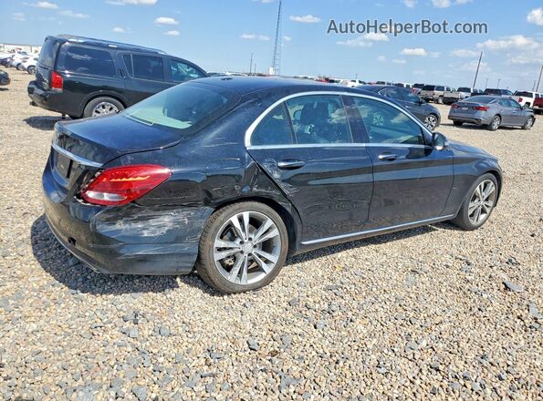 55SWF4JB0GU108886 2016 MERCEDES-BENZ C Black Tył prawy