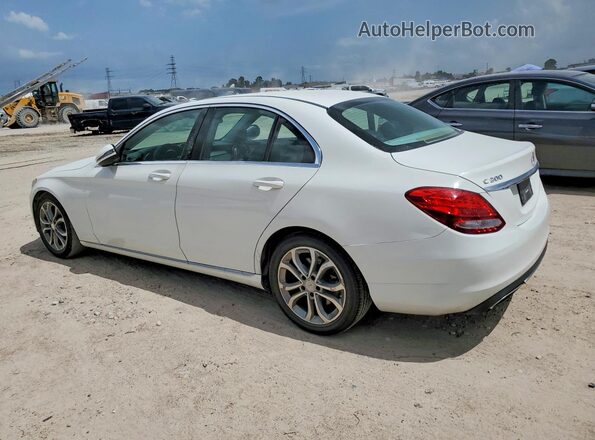 55SWF4JB0GU130774 2016 MERCEDES-BENZ C White უკანა მარცხენა