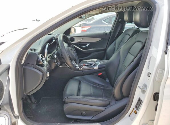 55SWF4JB0GU130774 2016 MERCEDES-BENZ C White წინა სალონის ხედი