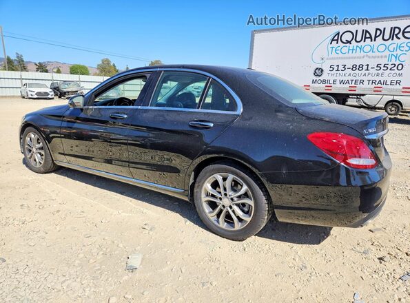 55SWF4JB0GU166836 2016 MERCEDES-BENZ C Black უკანა მარცხენა