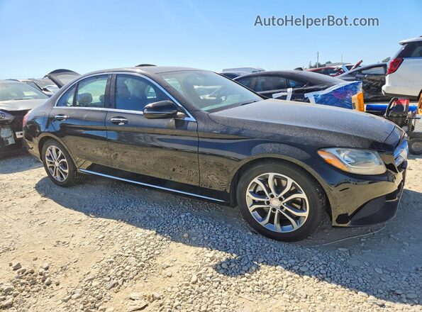 55SWF4JB0GU166836 2016 MERCEDES-BENZ C Black წინა მარჯვენა