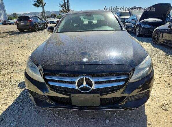55SWF4JB0GU166836 2016 MERCEDES-BENZ C Black წინა ხედი