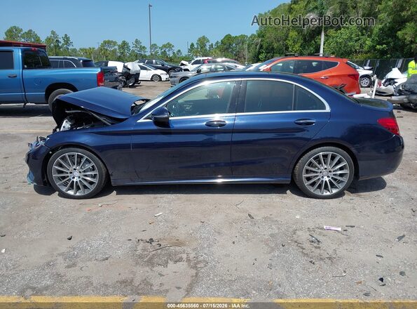 55SWF4JB0HU208164 2017 MERCEDES-BENZ C-CLASS Navy 360 interior view
