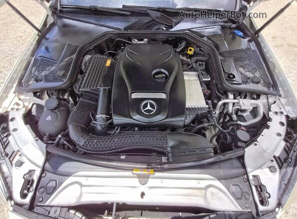 55SWF4JB0HU214269 2017 MERCEDES-BENZ C White უკანა სალონის ხედი