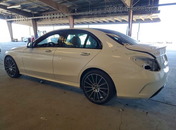 55SWF4JB0HU221092 2017 MERCEDES-BENZ C White Rear left