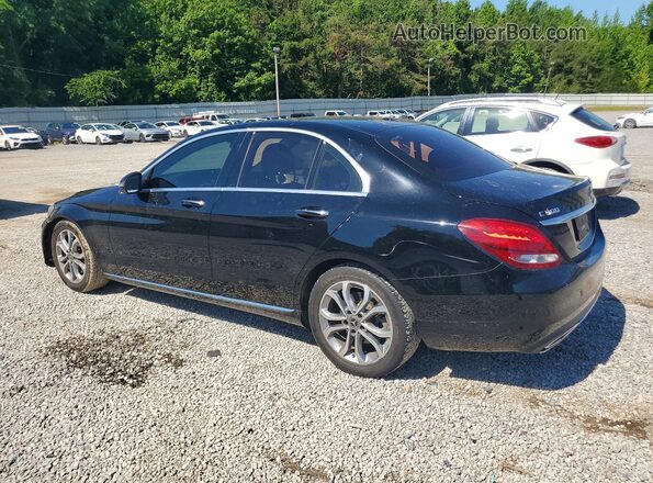 55SWF4JB0JU262635 2018 MERCEDES-BENZ C Black Հետևի ձախ