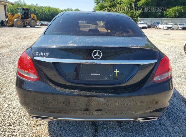55SWF4JB0JU262635 2018 MERCEDES-BENZ C Black Հետևի տեսք