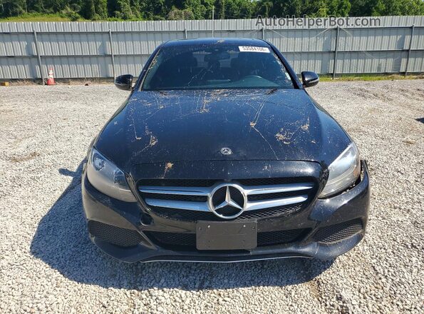 55SWF4JB0JU262635 2018 MERCEDES-BENZ C Black Դիմացի տեսք