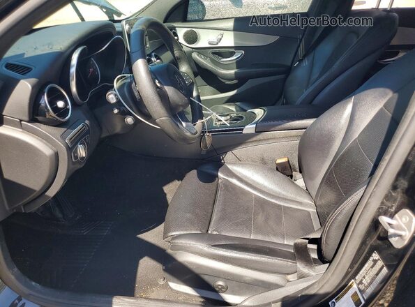 55SWF4JB0JU262635 2018 MERCEDES-BENZ C Black Սալոնի դիմացի տեսք