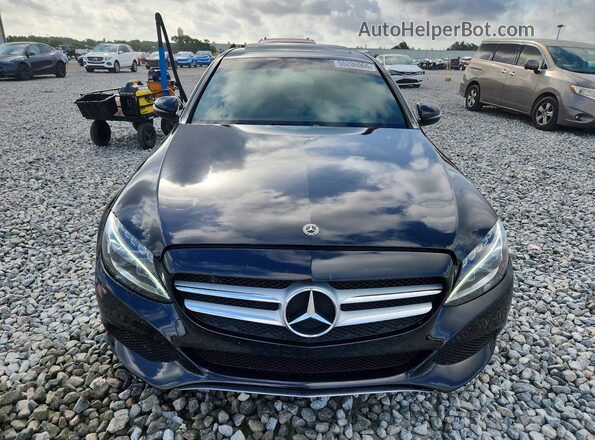 55SWF4JB0JU269021 2018 MERCEDES-BENZ C Black Դիմացի տեսք