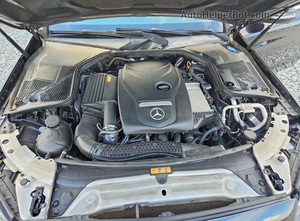 55SWF4JB0JU269021 2018 MERCEDES-BENZ C Black Սալոնի հետևի տեսք
