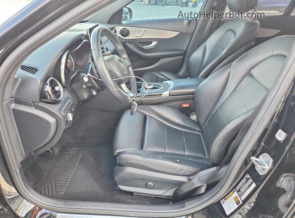 55SWF4JB0JU269021 2018 MERCEDES-BENZ C Black Սալոնի դիմացի տեսք