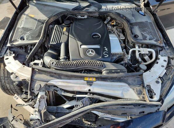 55SWF4JB1GU119069 2016 MERCEDES-BENZ C Черный Вид задней части салона