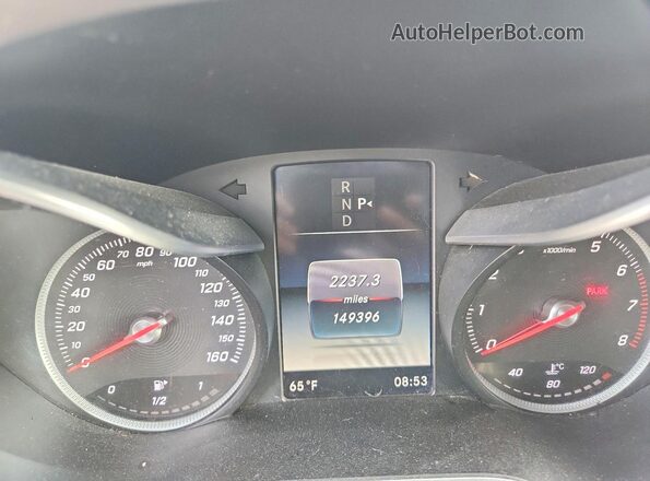 55SWF4JB1GU119069 2016 MERCEDES-BENZ C Черный Вид щитка приборов