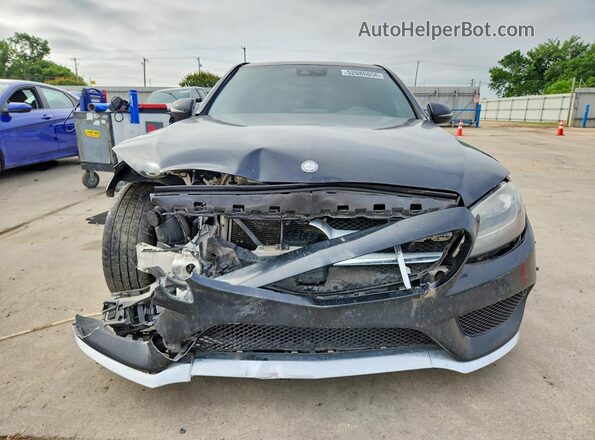 55SWF4JB1GU119069 2016 MERCEDES-BENZ C Черный Вид спереди
