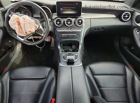 55SWF4JB1GU119069 2016 MERCEDES-BENZ C Черный Вид панели приборов