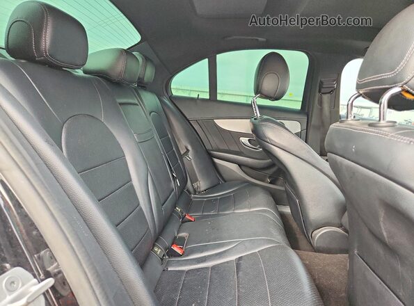 55SWF4JB1GU119069 2016 MERCEDES-BENZ C Черный Вид задних сидений