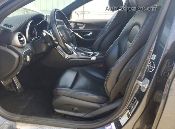 55SWF4JB1GU153383 2016 MERCEDES-BENZ C Blue Սալոնի դիմացի տեսք