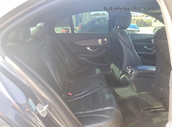 55SWF4JB1GU153383 2016 MERCEDES-BENZ C Blue Հետևի նստատեղերի տեսք