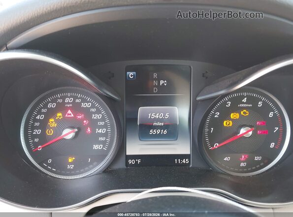 55SWF4JB1GU161788 2016 MERCEDES-BENZ C-CLASS White Vista de los asientos traseros