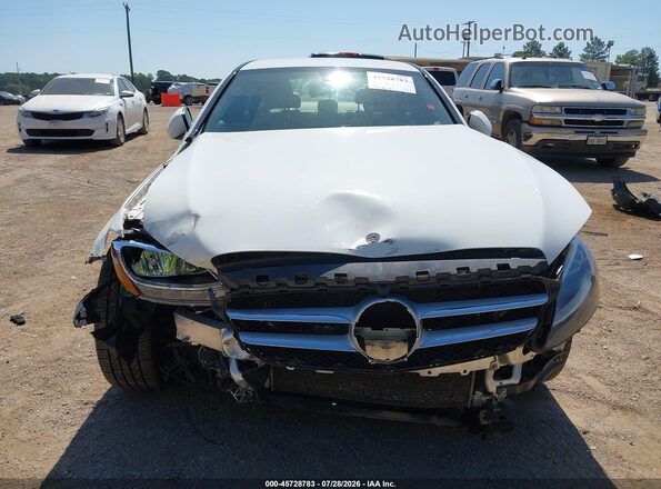 55SWF4JB1GU161788 2016 MERCEDES-BENZ C-CLASS White Vista interior trasera