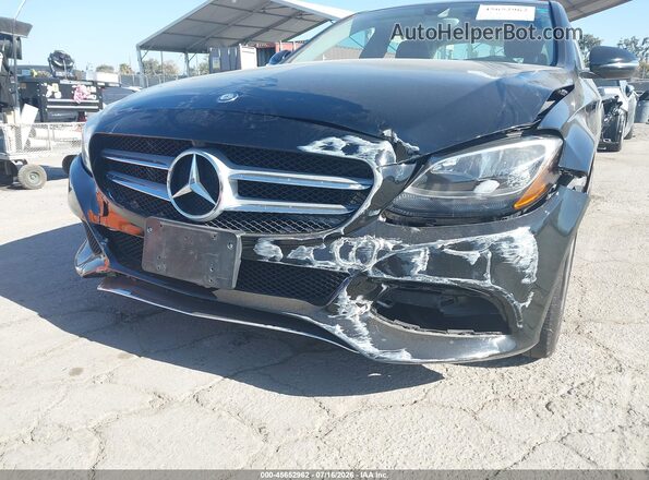 55SWF4JB1HU224048 2017 MERCEDES-BENZ C-CLASS Black წინა ხედი
