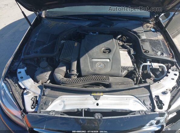 55SWF4JB1HU224048 2017 MERCEDES-BENZ C-CLASS Black უკანა ხედი