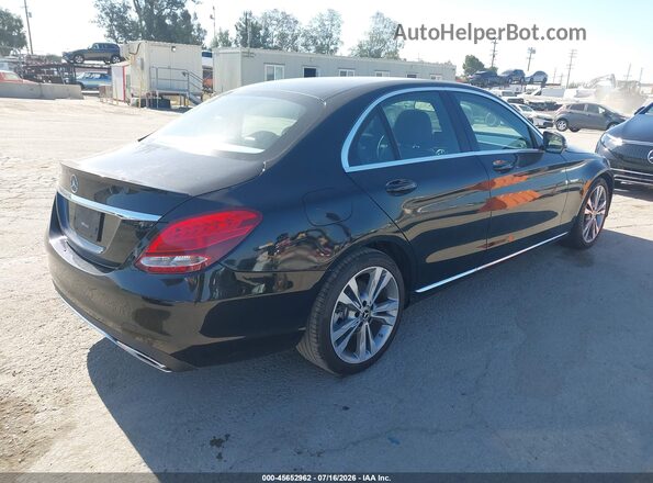 55SWF4JB1HU224048 2017 MERCEDES-BENZ C-CLASS Black უკანა მარჯვენა