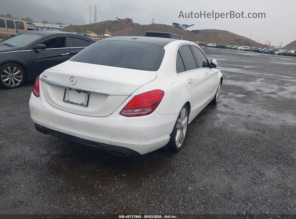 55SWF4JB1JU240529 2018 MERCEDES-BENZ C-CLASS White Rear right