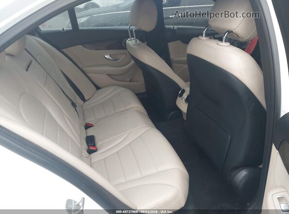 55SWF4JB1JU240529 2018 MERCEDES-BENZ C-CLASS White VIN sticker view