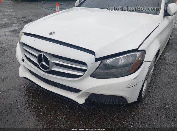 55SWF4JB1JU240529 2018 MERCEDES-BENZ C-CLASS White Front view
