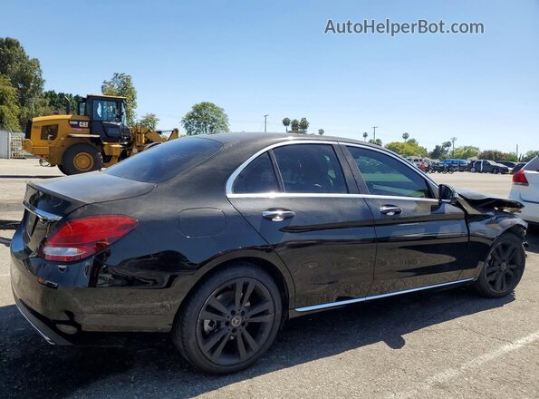 55SWF4JB1JU253460 2018 MERCEDES-BENZ C Black Tył prawy