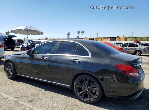 55SWF4JB1JU253460 2018 MERCEDES-BENZ C Black Tył lewy