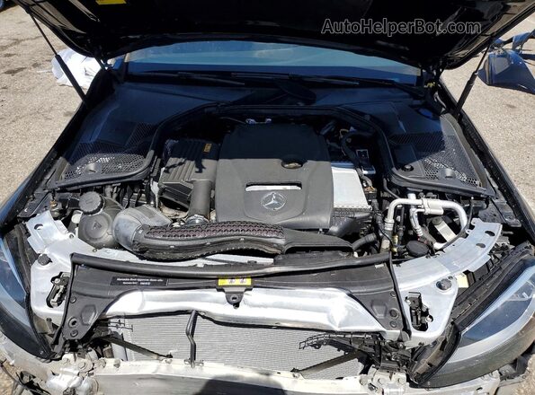 55SWF4JB1JU253460 2018 MERCEDES-BENZ C Black Widok wnętrza z tyłu