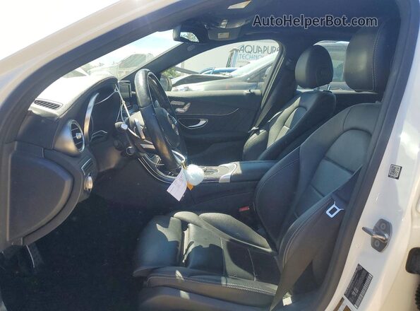 55SWF4JB2HU195885 2017 MERCEDES-BENZ C White Front interior view