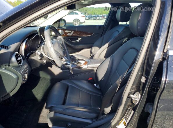 55SWF4JB2HU212118 2017 MERCEDES-BENZ C Black Vista interior delantera